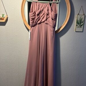 NWT Azazie Strapless Mauve Dress